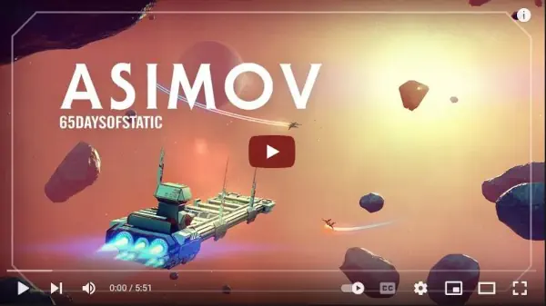 Youtube link to a song from the video game, No Man's Sky.