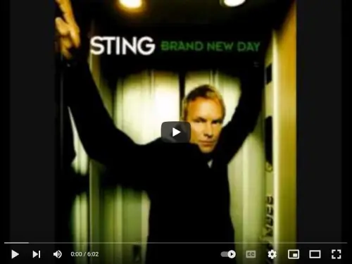 Youtube link to the song, A Thousand Years, by Sting.